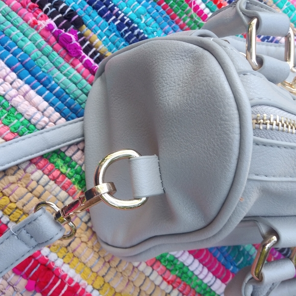 Gray quilted Shoulder - crossbody bag - Picture 7 of 14